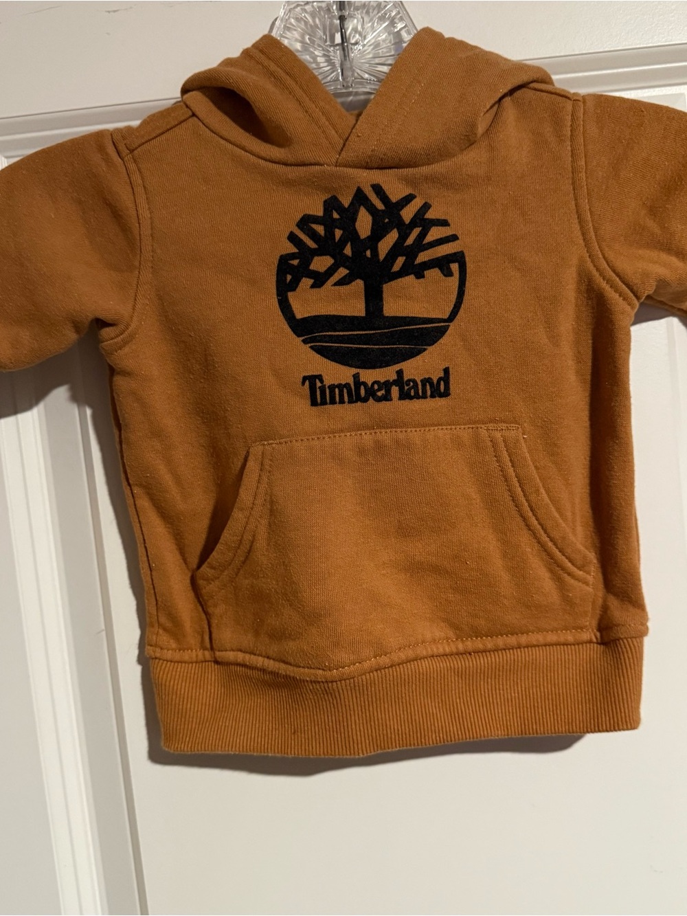 Timberland Kids Hoodie in brown with Black Logo 12m